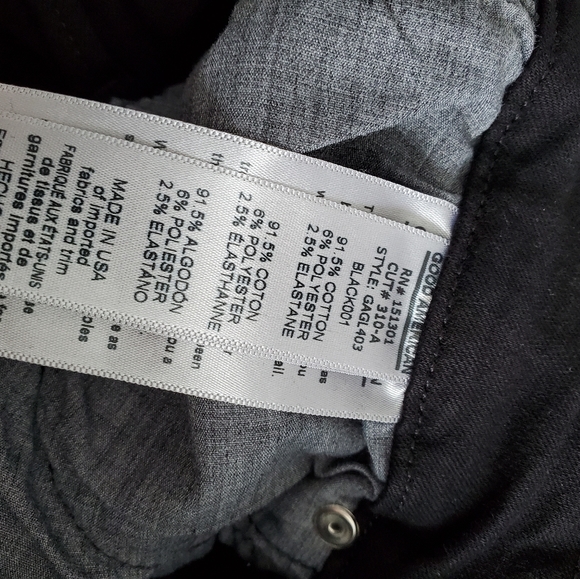 GOOD AMERICAN Good Leg Black High Rise Skinny Jean - Picture 8 of 8